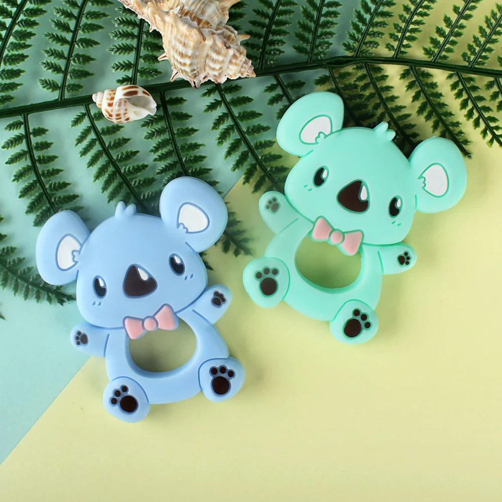 Keep & расти 1pc силиконовый Прорезыватель для зубов в виде коалы шарик Еда Класс без