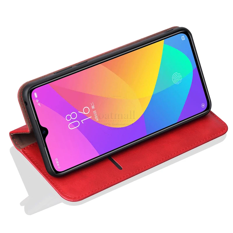 Роскошный тонкий кожаный флип-чехол в стиле ретро для XiaoMi MI A3 чехол-бумажник с