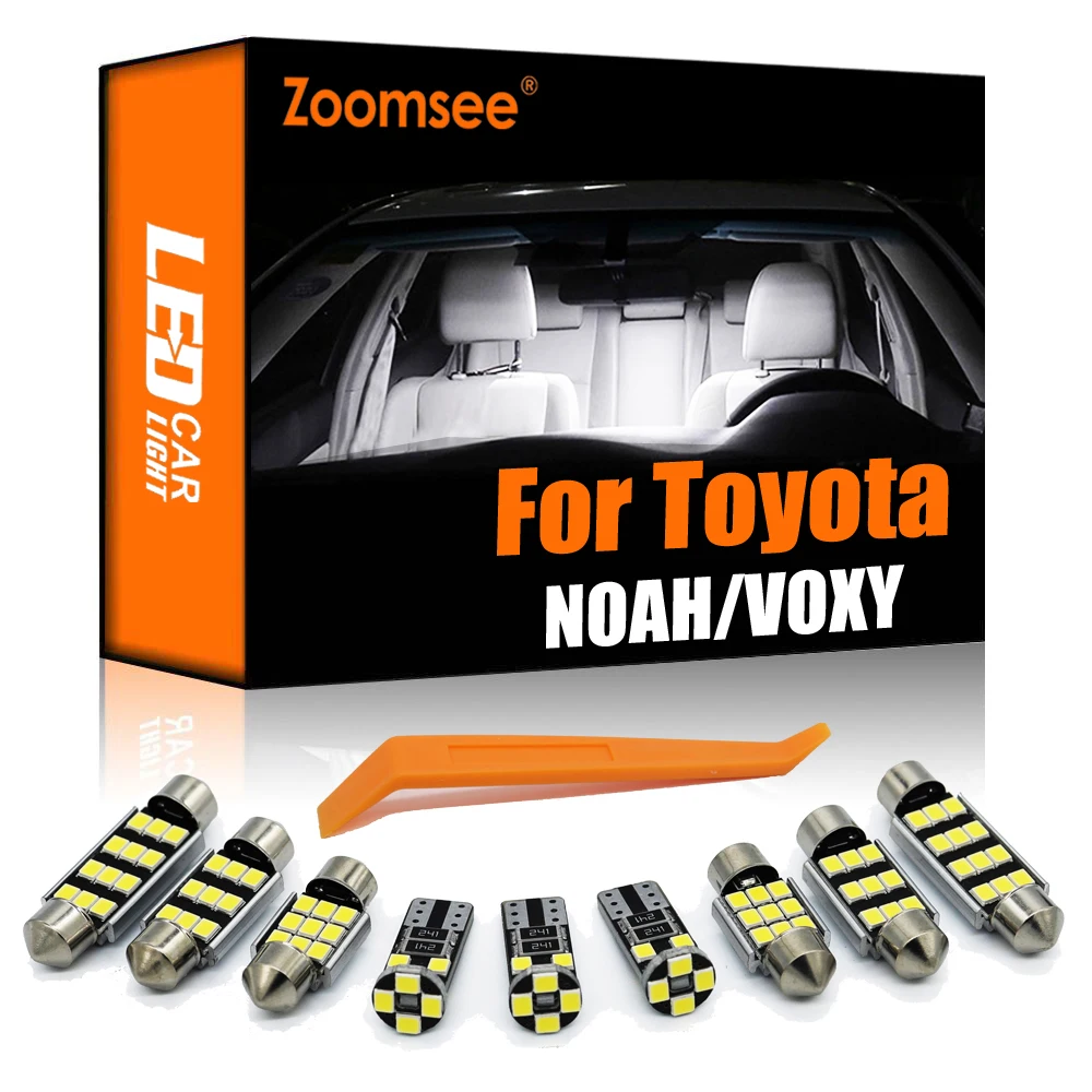 Zoomsee-bombilla LED de Interior para coche Toyota, Kit de luz de mapa Canbus, Canbus, para Toyota Noé VOXY 60 70 80 R60 R70 R80 2001-2018 2019 2020 2021