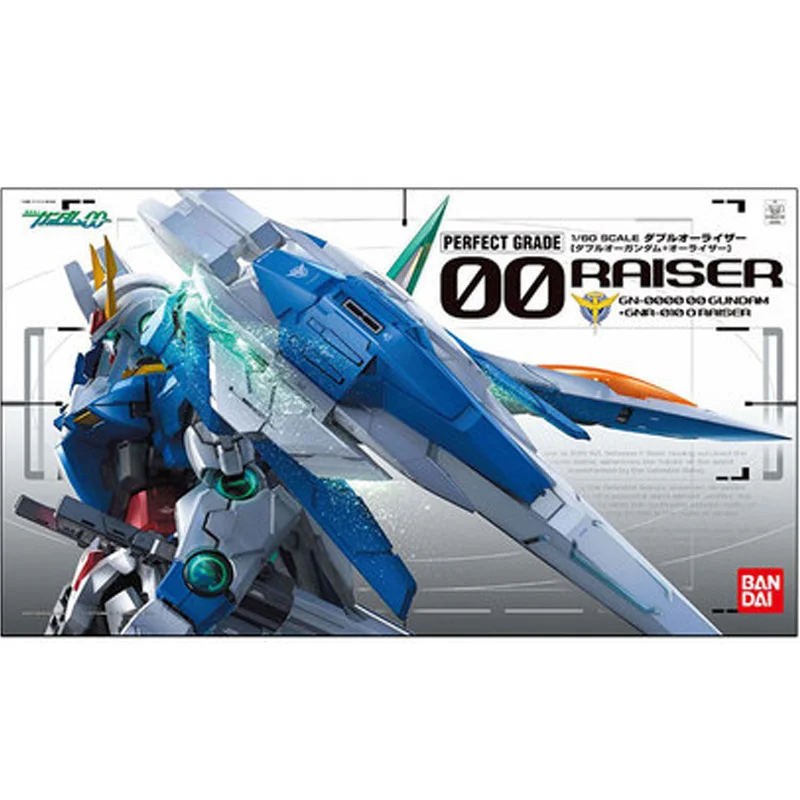 

Bandai Gundam Assembled Model PG 1/60 Double Zero OO 00R RAISER Heaven and man Lifter Enhanced Gundam Anime toys gift Gunpla