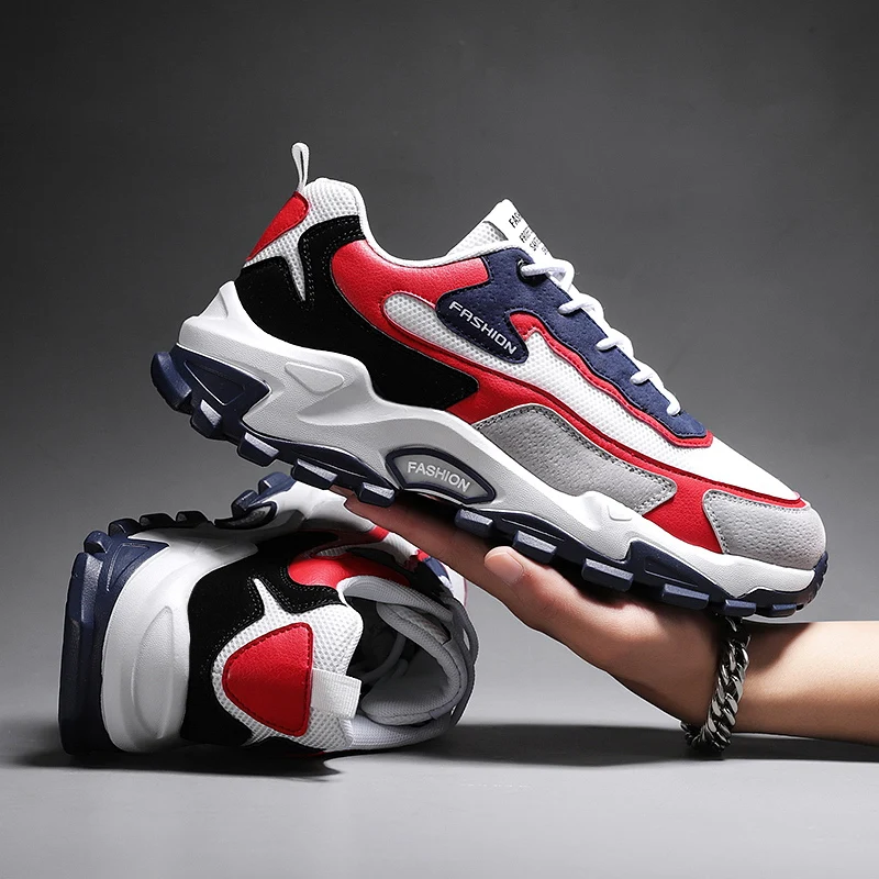 

Men Outdoor Jogging Thick Bottom Sport Shoe Male Breathable Tourism Casual Training Gym Running Tennis Sneakers Youth Zapatillas