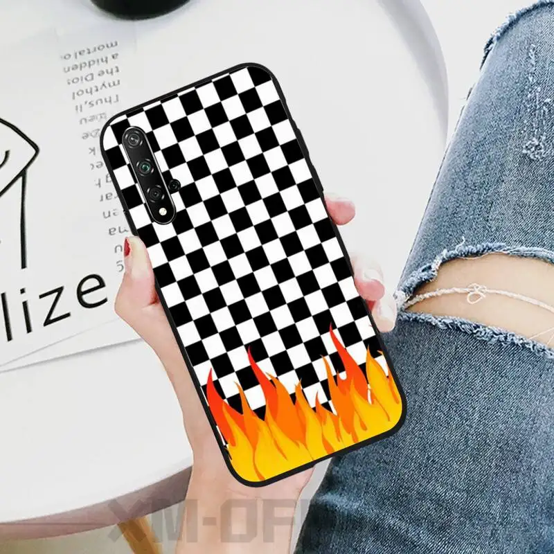 Ivits Cool flame мягкий силиконовый черный чехол для телефона Honor 20 20lite view20 7C 8C 7A 8A 10i 20i PLAY