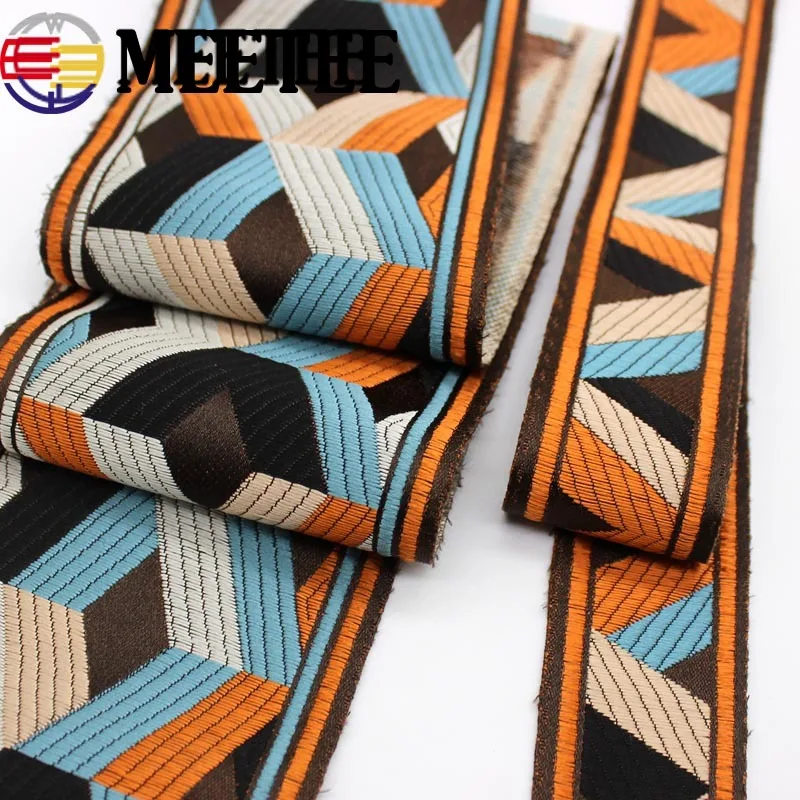 2 метра 9/3.5 см полиэстровый хлопок вышивка тесьмы для сумки ремешки женщин