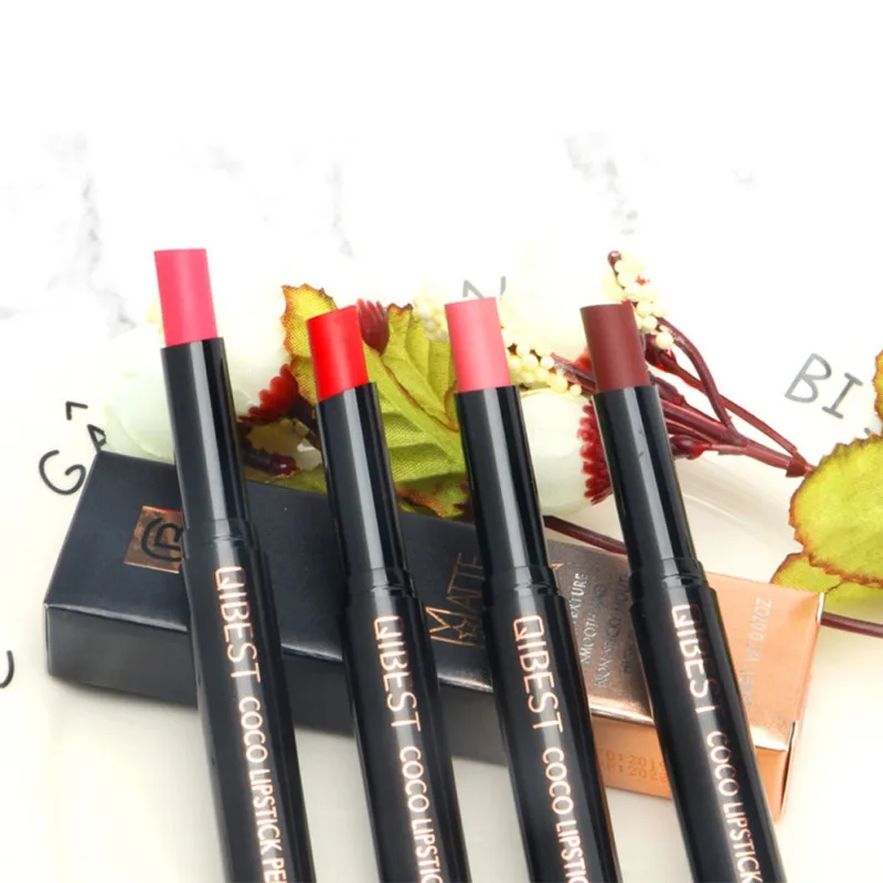 

15 Colors Matte Silky Lipstick Pen Moisturizing Non-stick Cup Waterproof Long Lasting Velvet Lipstick maquiagem New Arrival