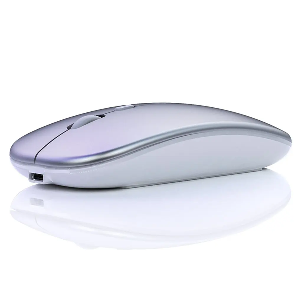 

A2 7 Colors Backlit Mosue Silent Mute Rechargeable Wireless Mouse Computer Accessories for Home Office Games