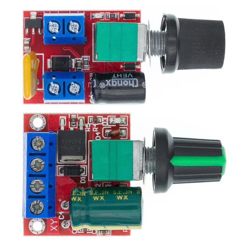 5A 90W PWM 12V Φ Module 4 5 V 35V Регулируемый регулятор скорости переключатель регулятора