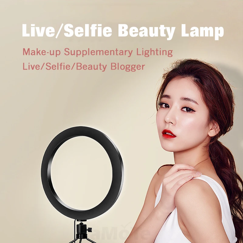 Светодиодный светильник для селфи от 6 дюймов до 10 USB настольный держатель