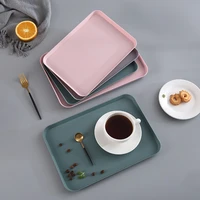 the nordic ins plastic sitting room ground glass cup tray household rectangular cup tea cups dish fruit bowl