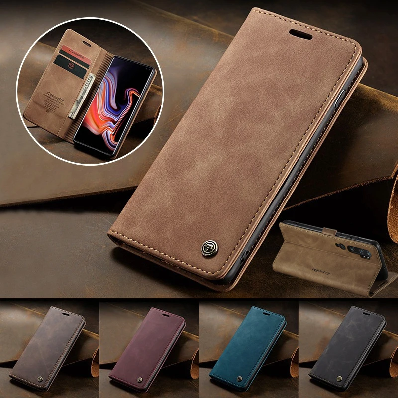 

Magnetic Wallet Leather Case For Xiaomi Mi Note 10 Pro 9T CC9 Pro Flip Case Redmi Note 9S Note9 Pro Max Note 8 Pro K20 K30 Pro