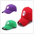 Аниме милая Кепка мультфильм Милая игра супер Луиджи супергерой косплей взрослые дети шляпы