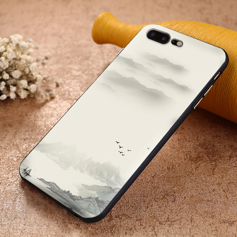 Китайский пейзаж живопись для Xiaomi Redmi 7 Note 4X 5A 16G 32G GO 7A K20 6 5 8 Pro Чехол телефона в виде