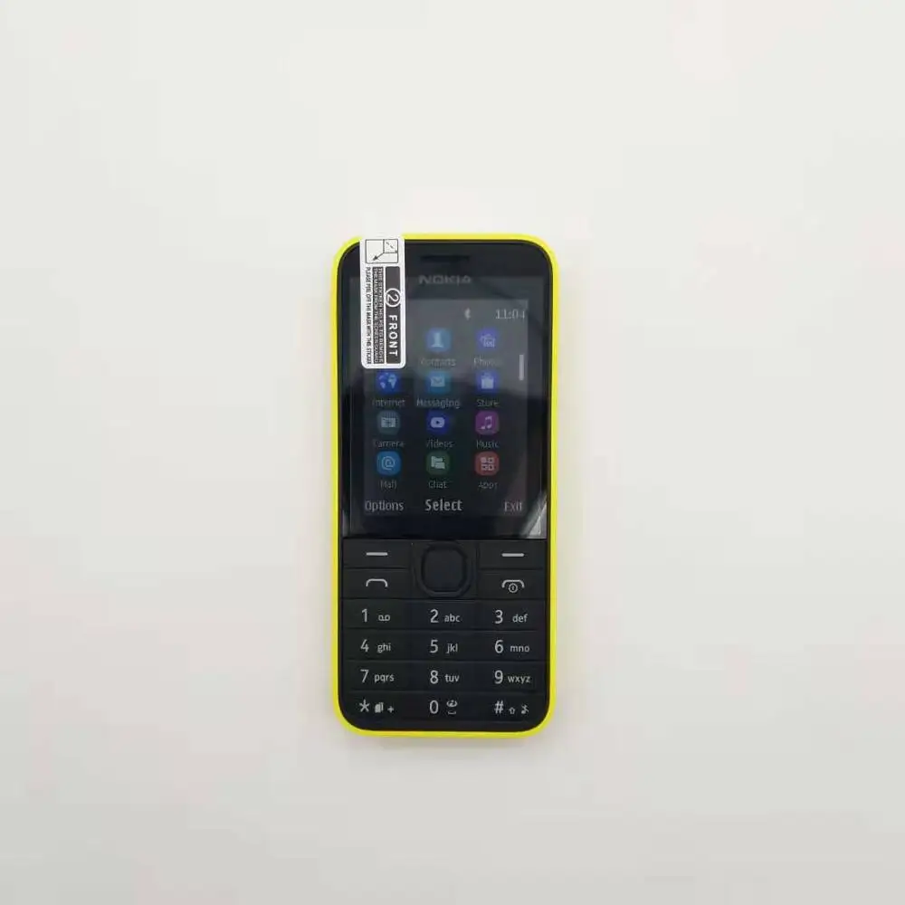 208 Dual Sim Nokia 208 2G/3g GSM 1.3MP 105 0mAh разблокированный дешевый Восстановленный сотовый телефон Восстановленный