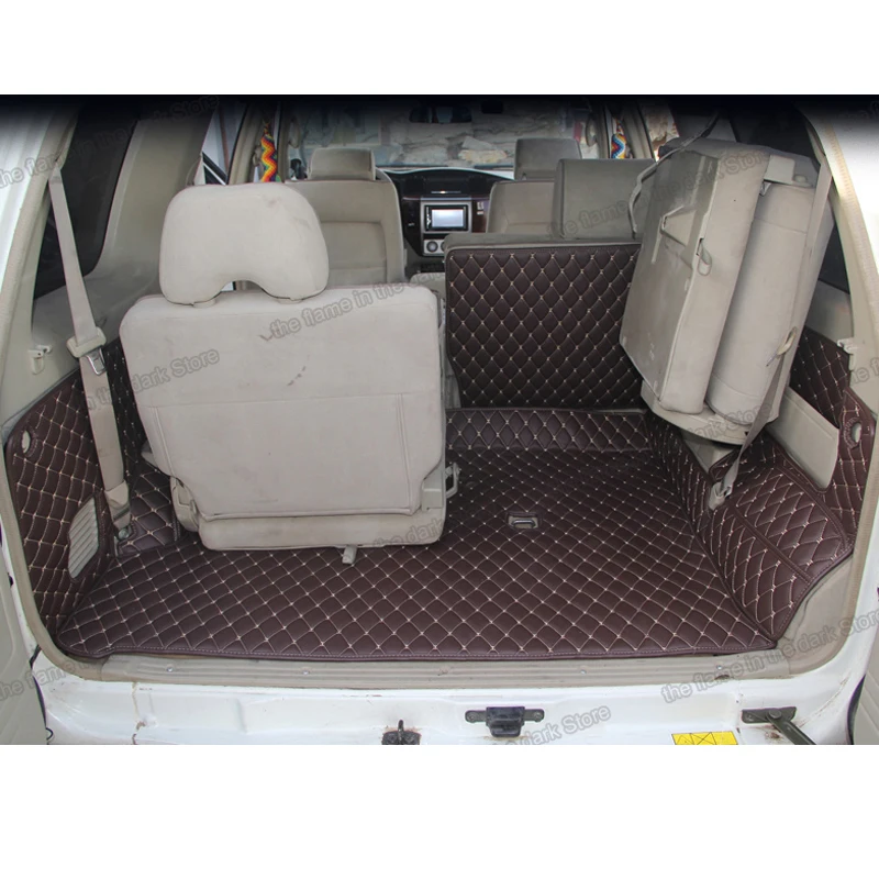 Кожаный коврик для багажника автомобиля подкладка груза Nissan патруль 1997 2010 2009 2008