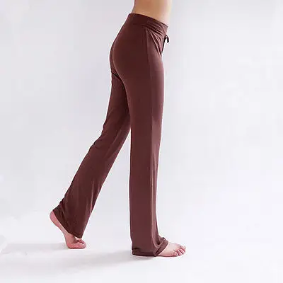 Бамбуковая ткань женские повседневные брюки свободные шаровары черные XL|Брюки| |