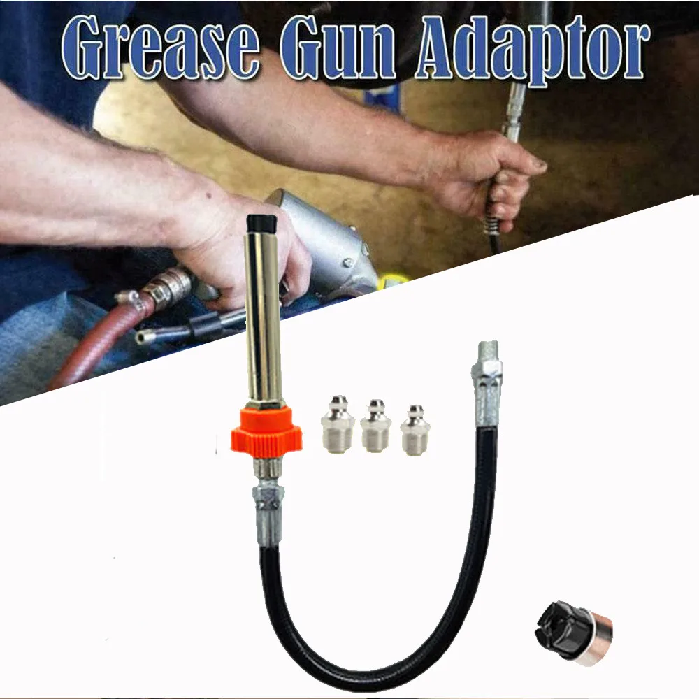 

1 Pc Grease Coupler Adaptor Handy Tools Easy Lock-on Great Gun High Pressure