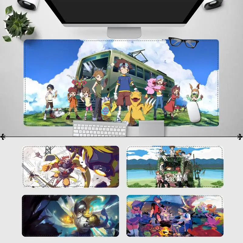 

Print Digimon Adventure Mouse Pad Laptop PC Computer Mause Pad Desk Mat For Big Gaming Mouse Mat For Overwatch/CS GO