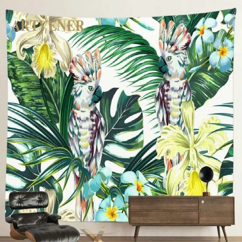 

Giraffe Plant Tapestry Large Psychedelic Mandala Bohemian Tapestry Tapestry Home Decor Wall Art for Bedroom Living Room 95x73cm
