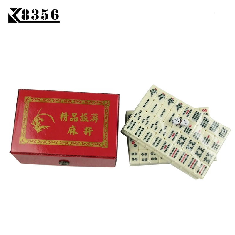 K8356 Мини маджонг Портативный охраны окружающей среды Меламиновый Набор для игры