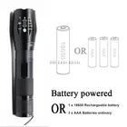 Портативная мощсветодиодный ная лампа XML-T6 L2 Flash светильник Linterna фонарь использует заряжаемый аккумулятор 18650 на открытом воздухе кемпинг тактический фонасветильник