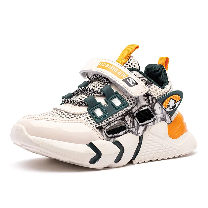 

Children's Shoes 2021 Summer New Single Mesh Flats Shoes For Girls and Boys Hollow Sneakers Kids Breathable Sandals Casual Shoes