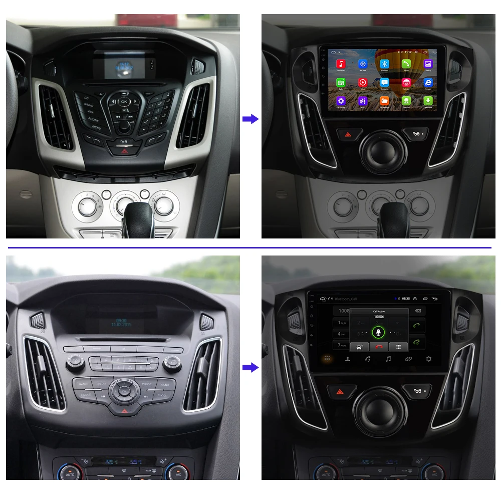2.5D 9 ''IPS автомобильное радио Android 8 1 авто стерео Мультимедиа для Ford S Max 2007 2008 GPS