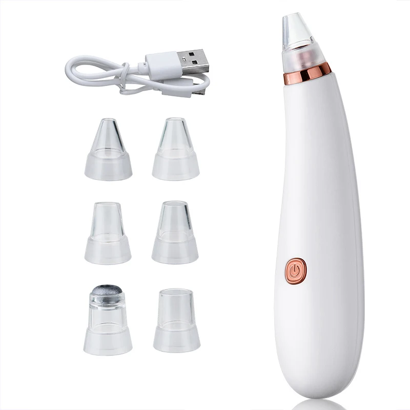 Blackhead Remover Acne Pimple Removal Vacuum Suction Machine Face Deep Pore Cleaner Skin Care SPA Facial Beauty Tools | Красота и