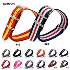 Горячее надувательство НАТО нейлоновый ремешок для наручных часов 161820 мм22 мм24 мм универсальный ремень заменой DW армейская спортивная ткань тканый нейлоновый ремешок браслет