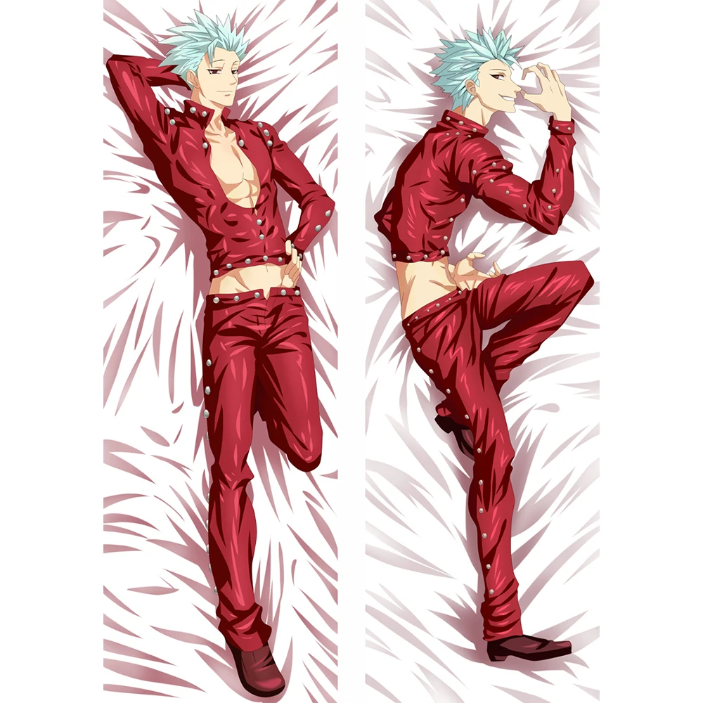 

Seven Deadly Sins Pillowcase Customize Anime Character Ban Pillow Double Side Printed Dakimakura Hugging Body Pillowcase Cushion