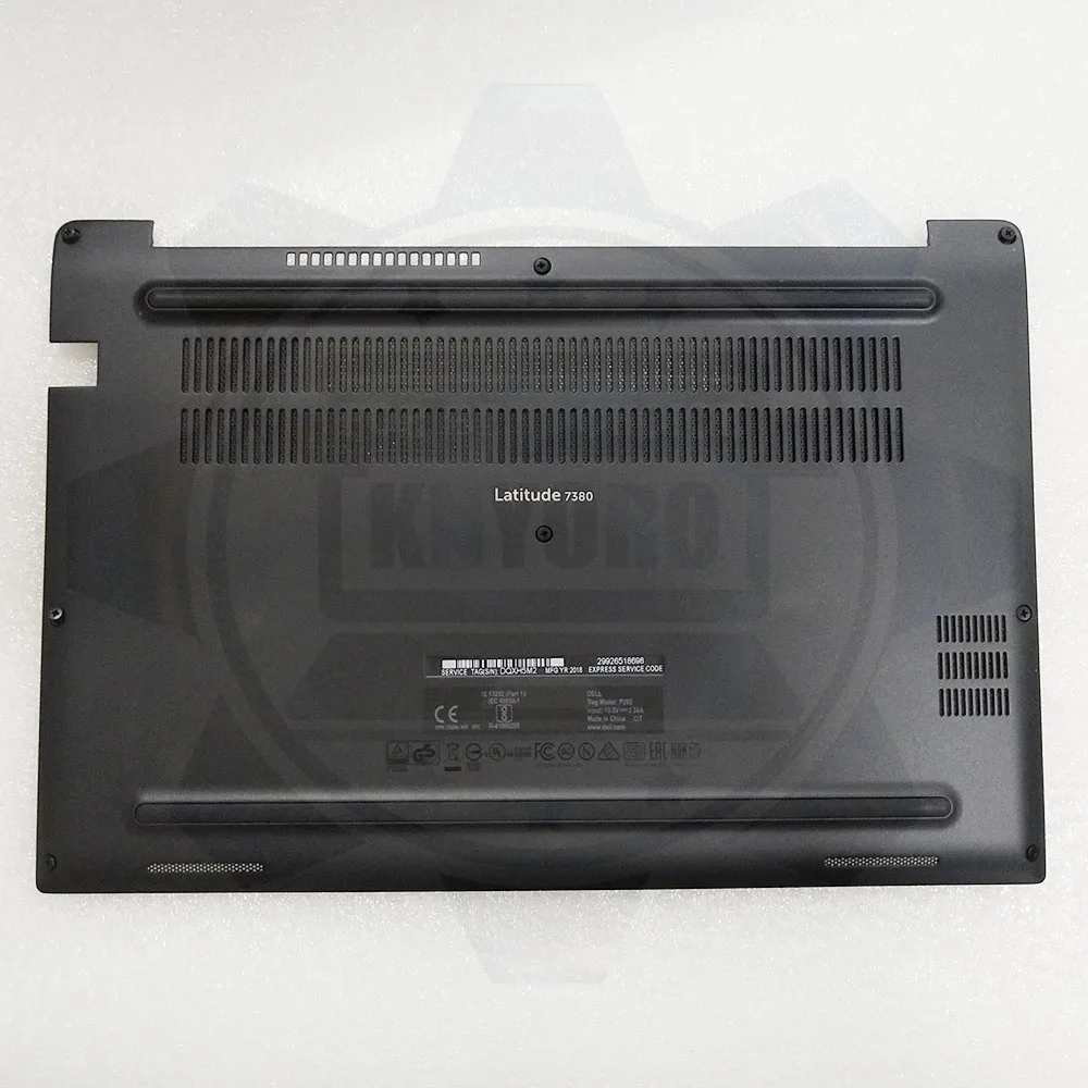 

New For Dell Latitude 7380 E7380 Bottom Case Cover Black AM1S5000323 02DJ6M 2DJ6M