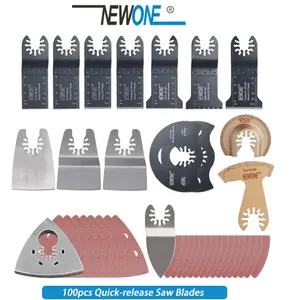 Newone 100 шт. быстросъемные HCSЯпония-зуббиметаллический осциллирующий инструмент многофункциональный инструмент пилы лезвия Реноватор Триммер лезвия