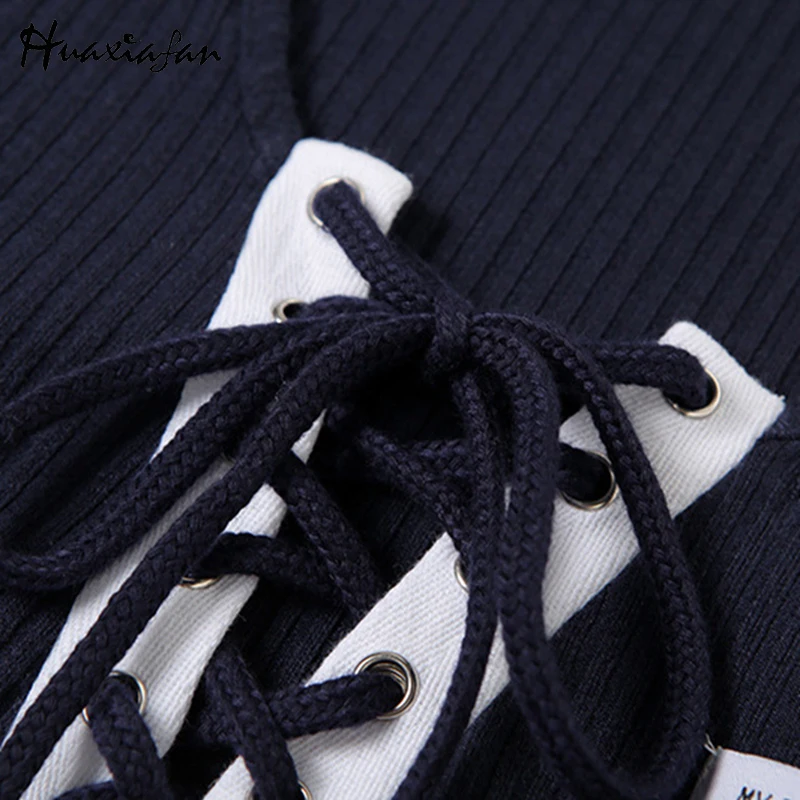 

Huaxiafan Bandage Mini T-shirt Dress Cotton Women Summer Elastic Casual Sexy Prom Bodycon Short Shirtdress Female 2021 Vestidos