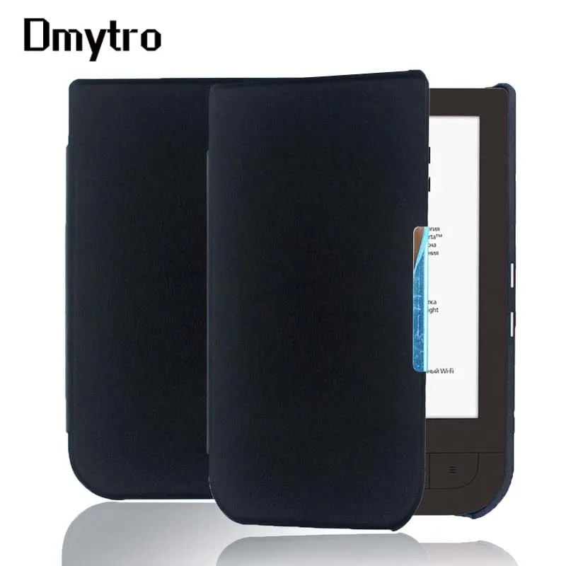 

Pu Leather Cover Case For Pocketbook Touch Ereader Model PB 624 Drop Resistance shell Magnet Flip