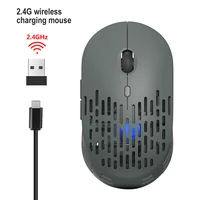 2 4ghz computer accessories adjustable dpi universal laptop pc colorful breathing light gift usb rechargeable wireless mouse