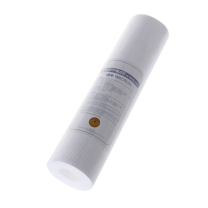 

10" Water Purifier PP Filter Cartridge 1 Micron Strainer Sediment Replacement A0NC