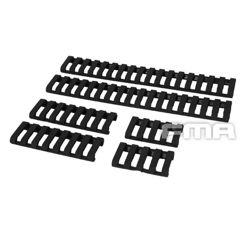 

FMA Tactical Soft Rubber Ladder Rail Cover Handguard 6pcs/BK/DE/FG/Pink