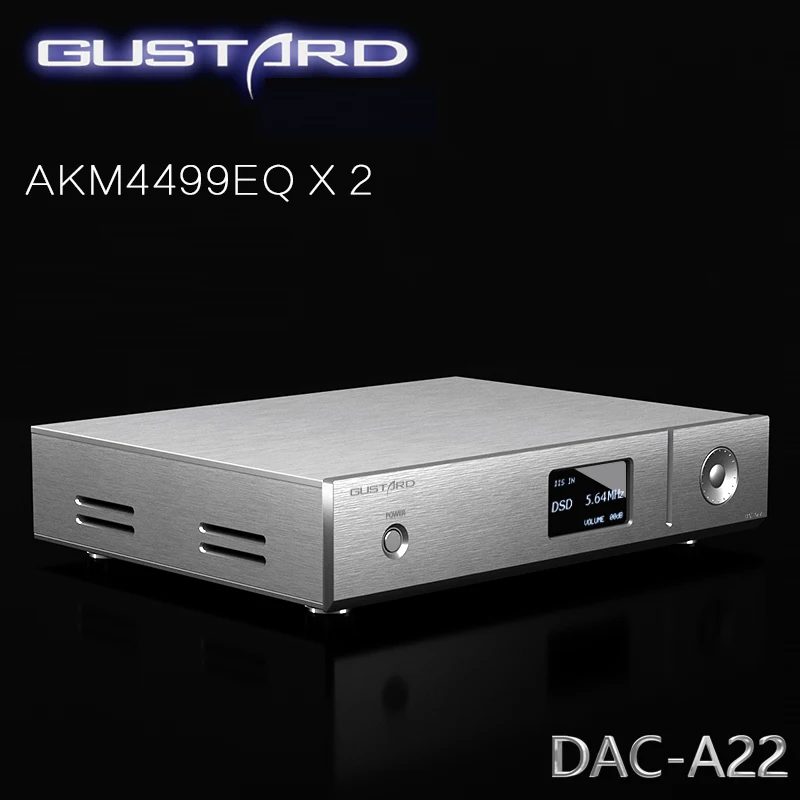 Встроенный полноразмерный DAC Dual AK4499 XMOS декодер для решения GUSTARD поддержка
