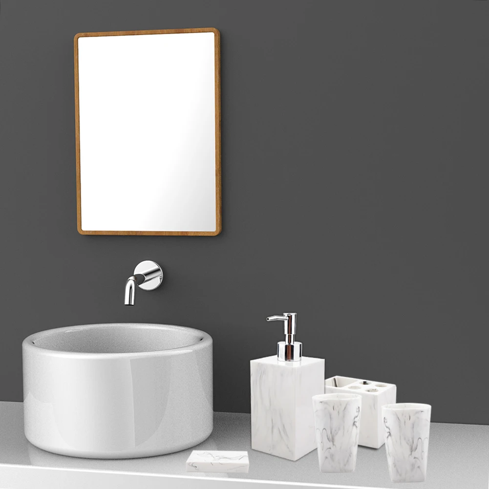 Набор аксессуаров для ванной комнаты 5 предметов отелей мыльница чашка полости