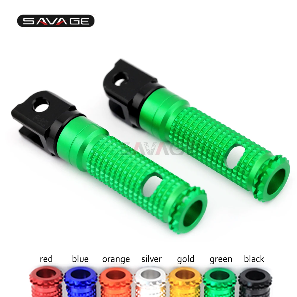 Передняя подножка подножки для KAWASAKI Z900 Z650 VERSYS 650 1000 X250 X300 ZRX1200 мотоциклист педали