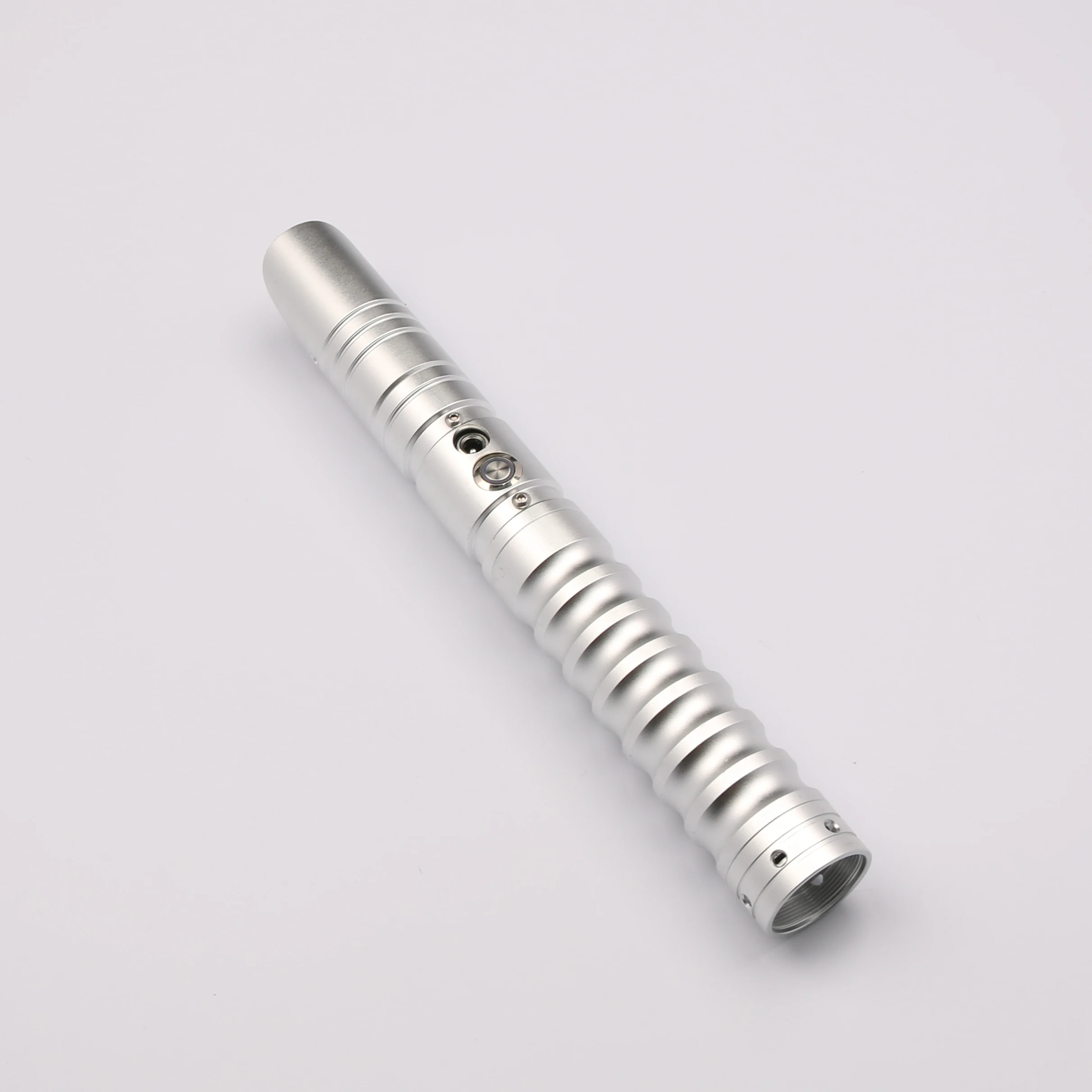 TXQSABER-Sable de luz RGB para Cosplay, mango de Metal pesado, duelos, 12 colores, LED, cambio de volumen, ajuste de fuerza, 6 iones de sonido, bl&aacute;ster FOC-5