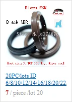 4*7/6*9/8*11,5/10*14/12*16,5/16*20,5/18*22,5/20*25/25*30 полиуретановые резиновые кольцевые прокладки уплотнительное кольцо от пыли для цилиндра EM