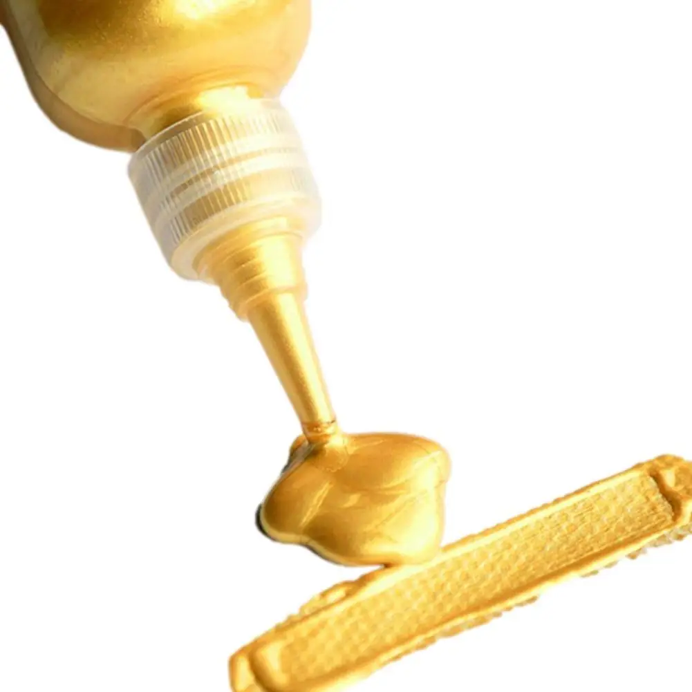 Профессиональная акриловая краска водостойкий пигмент цвета металлик для