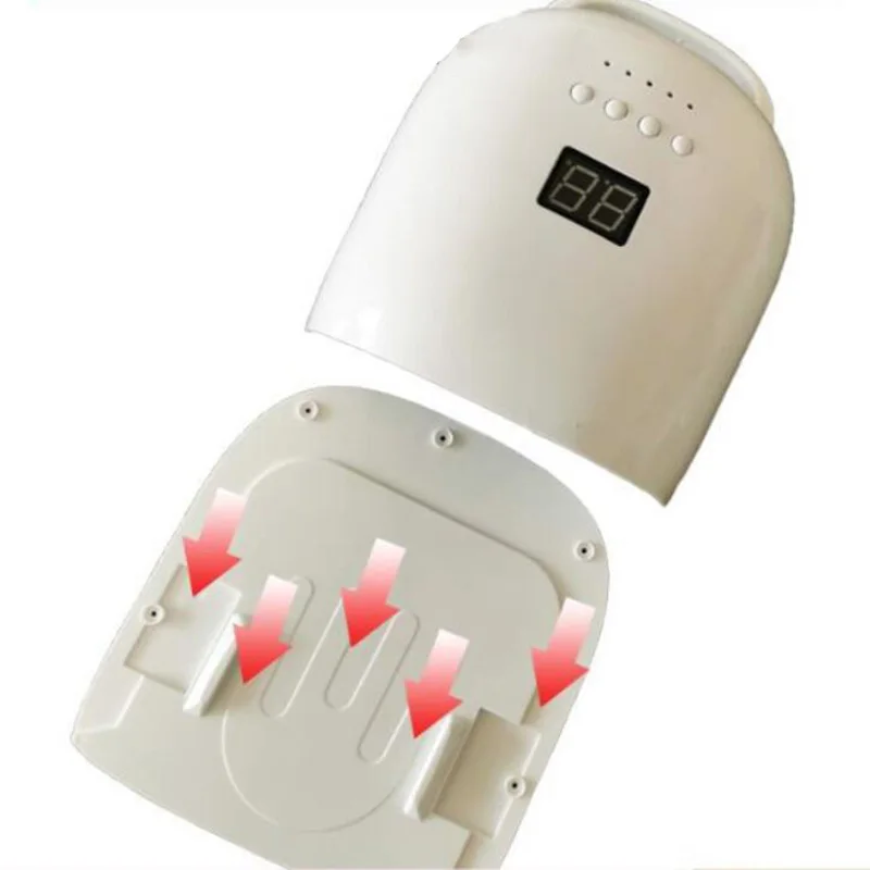 

New Arrival Red Light Nail LED Lamp Wireless Gel Polish Dryer UV Curing Light Rechargeable Pedicure Lamps Cordless Nail UV Lamp