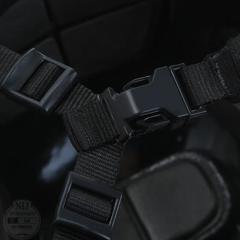 

Fast Ballistic Helmet HDPE OCC Dial Liner Black High Cut NIJ3A Bulletproof Light Weight Security Equipment
