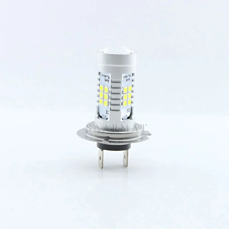 2 шт. H7 21 SMD светодиодный туман светильник DRL Противотуманные белый f: кристально