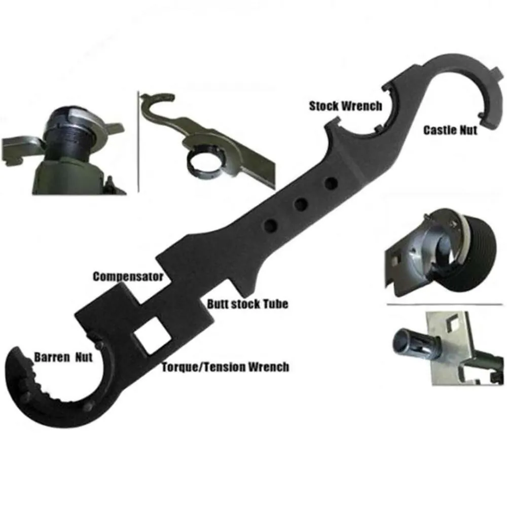 

8 in 1 Heavy Duty Multi Tool Steel Wrench AR15/M4 Tactical Combo Multi Tool
