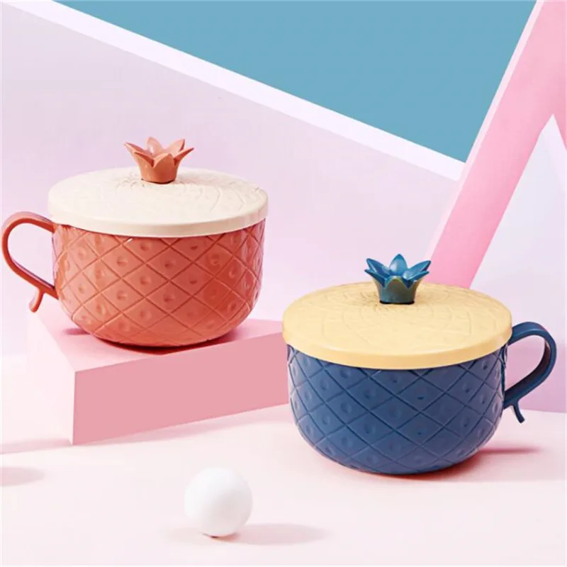 Нержавеющая сталь большая чаша с крышкой Кухня большой суп лапша рис Ramen