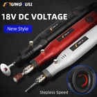 Миниатюрная ручная дрель 18 в, электрический гравер, ручка, маникюрный аппарат, вращающийся инструмент с набором шлифовальных аксессуаров, инструмент для вырезания