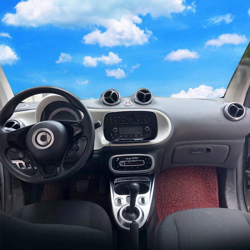 

Smart interior refit colorful ABS plastic panel decorative cover for Mercedes Smart 453 Fortwo forfour 2015-2020