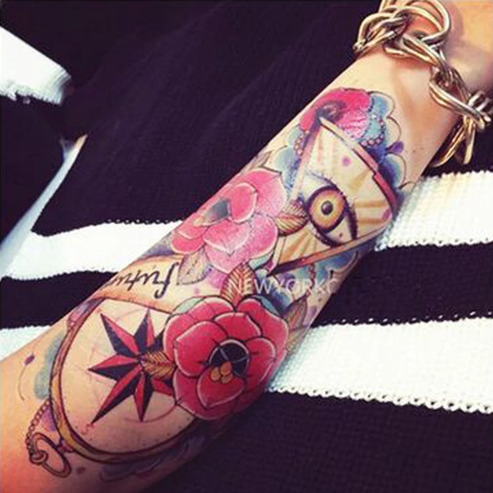 Тату-наклейка на руку женская Полуперманентная моющаяся | Красота и здоровье