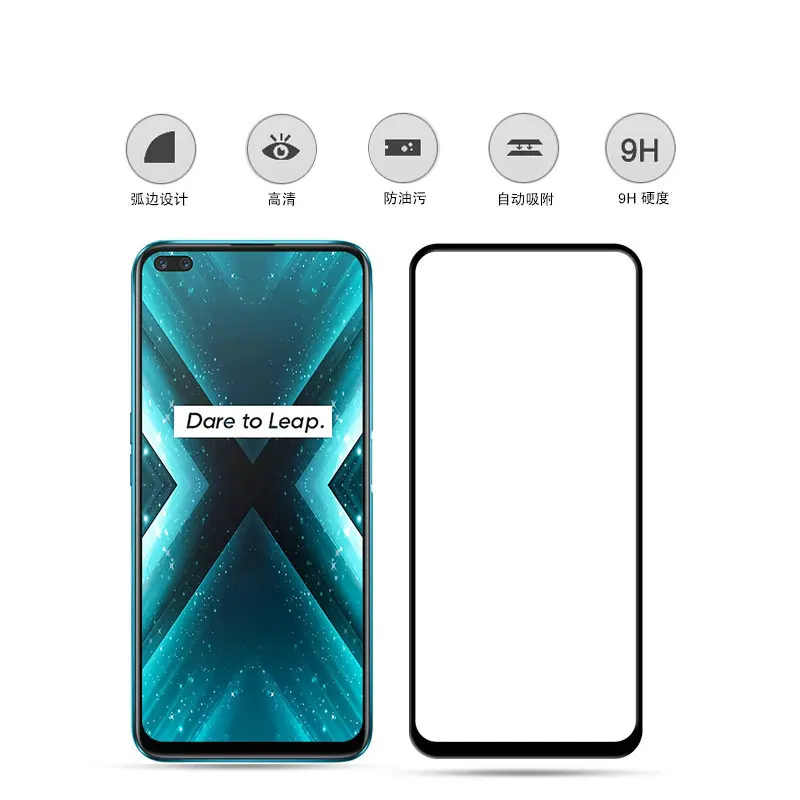 3D полное закаленное стекло для OPPO Realme X3 SuperZoom покрытие 9H Защитная пленка экрана